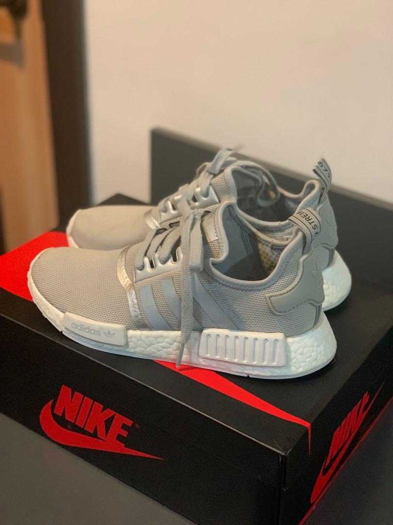 adidas NMD grey US7.5, Women's Fashion, Footwear, Sneakers on Carousell