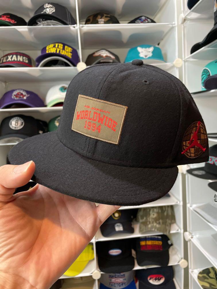Air Jordan World Wide Jordan True Flat Brim Adjustable Snapback Cap