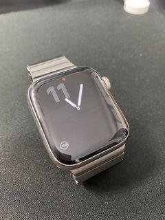 Apple Watch Band Repurposed Classic LV Monogram Eclipse Graphite, 42mm / Rose Gold