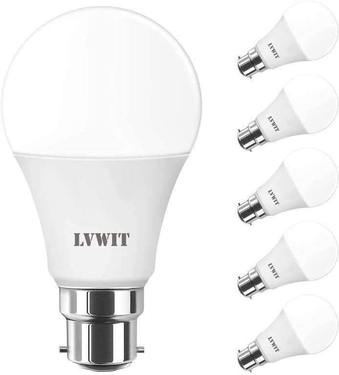 =60W 2x 10W 6500K Daylight White 806Lm GLS BC B22 LED Light Bulb Lamp