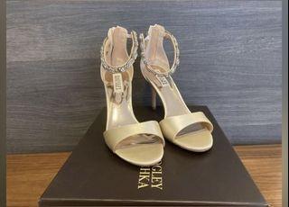 Badgley Mischka bridal sandals satan heels US7 Bridal, wedding,ROM