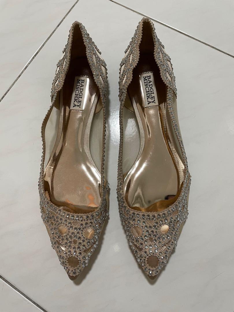 Badgley mischka gigi ivory sale
