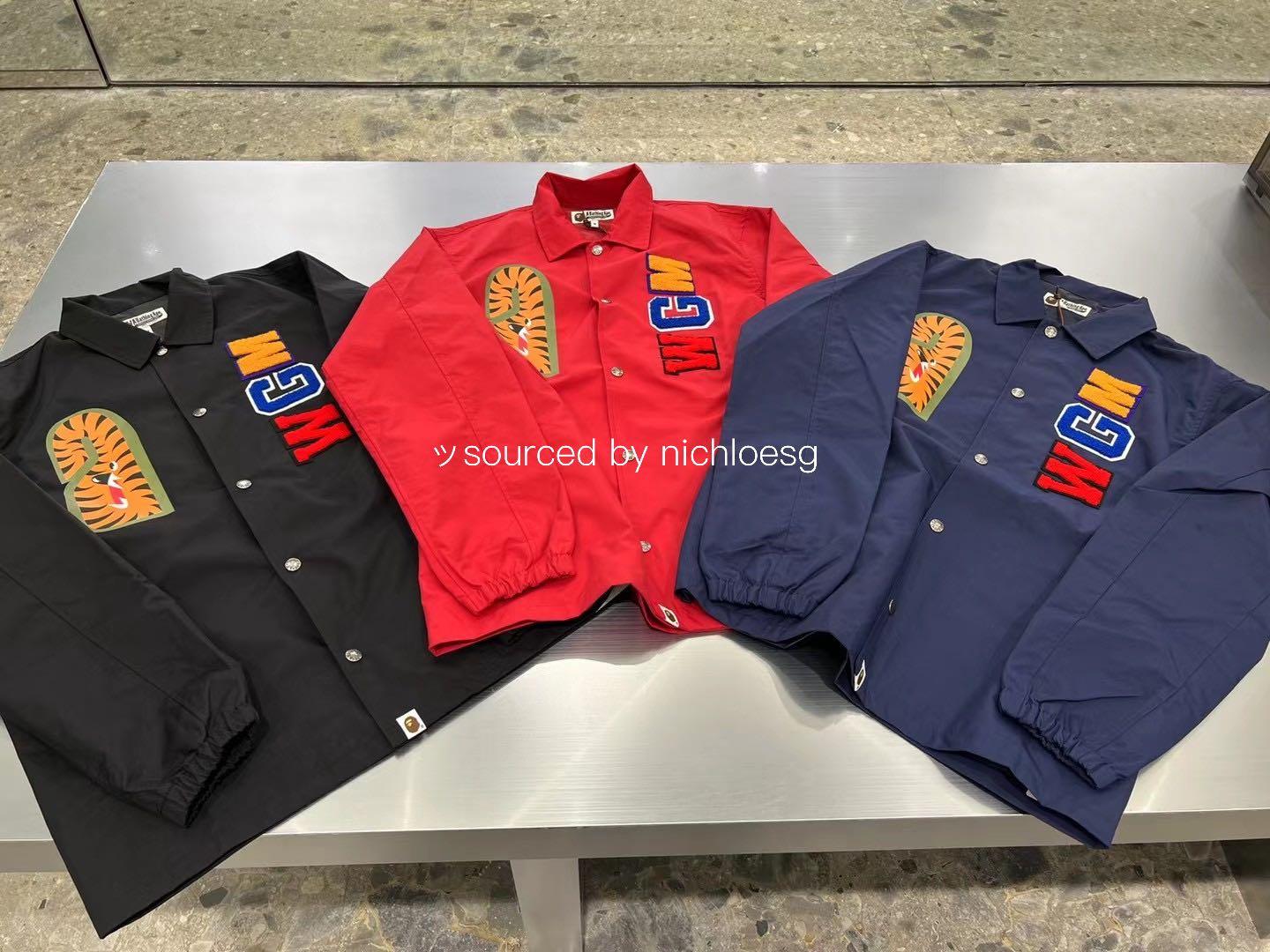 bape shark coach jacket