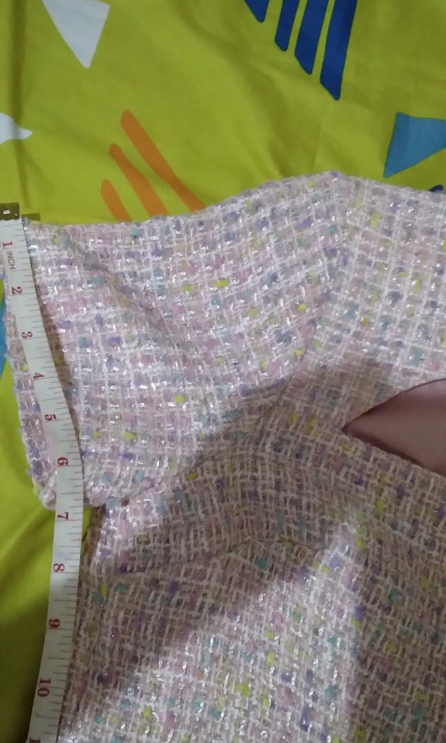 Barbie x Pomelo tweed dress, Women's Fashion, Dresses & Sets, Dresses