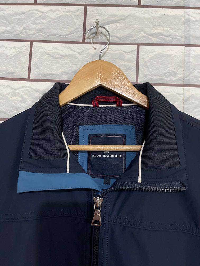 Blue top harbour parka