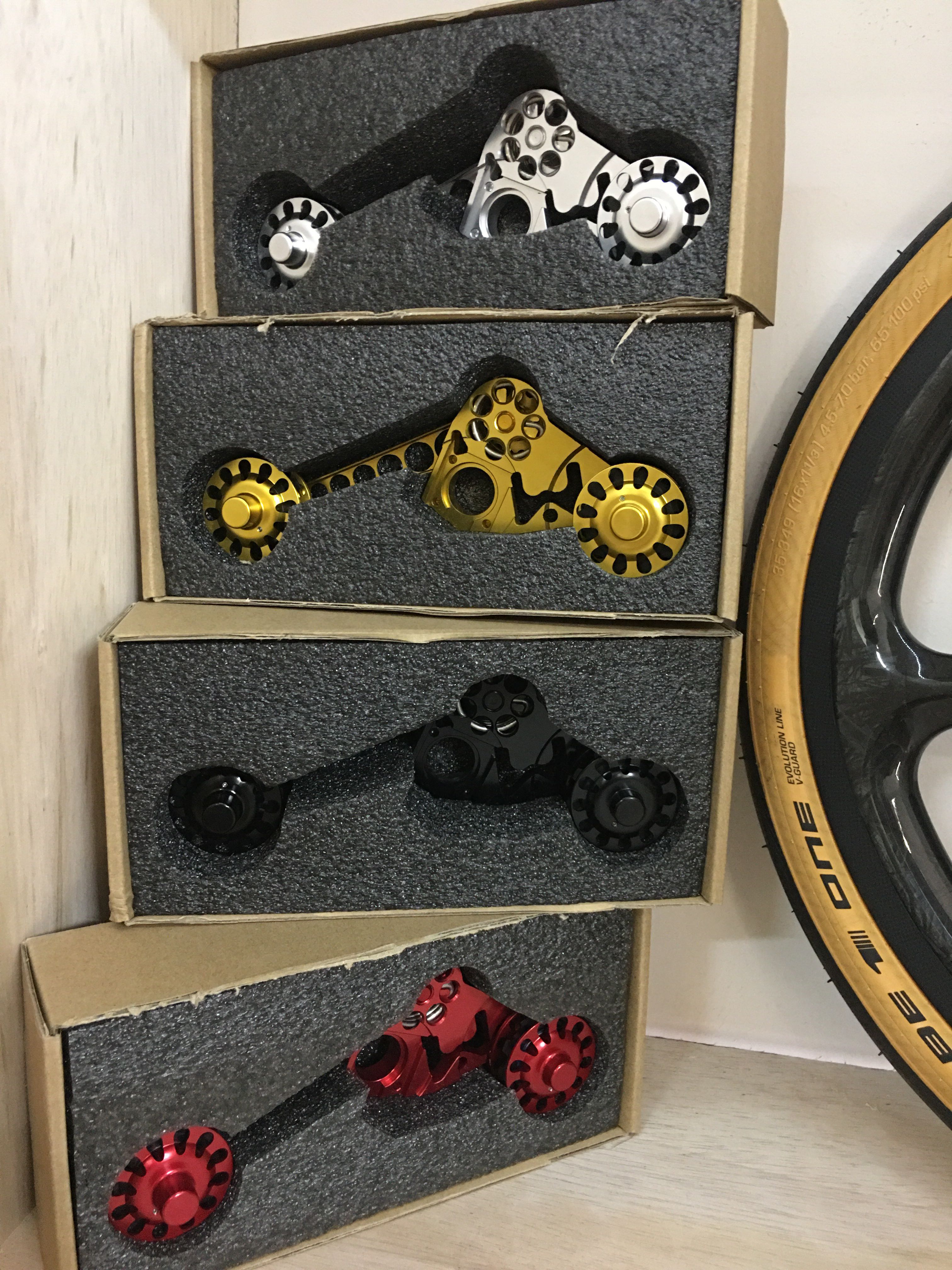 Brompton/Pikes/3sixty folding bike chain tensioner light weight