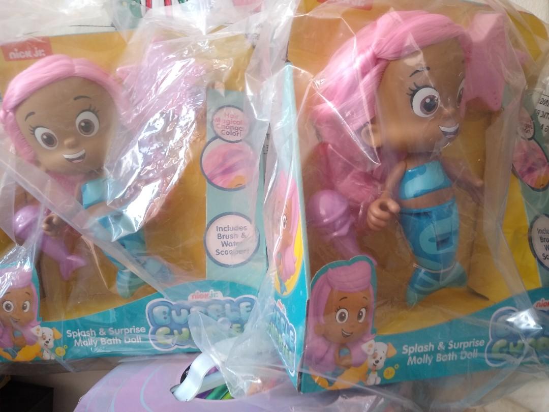 Bubble guppies molly bath sales doll