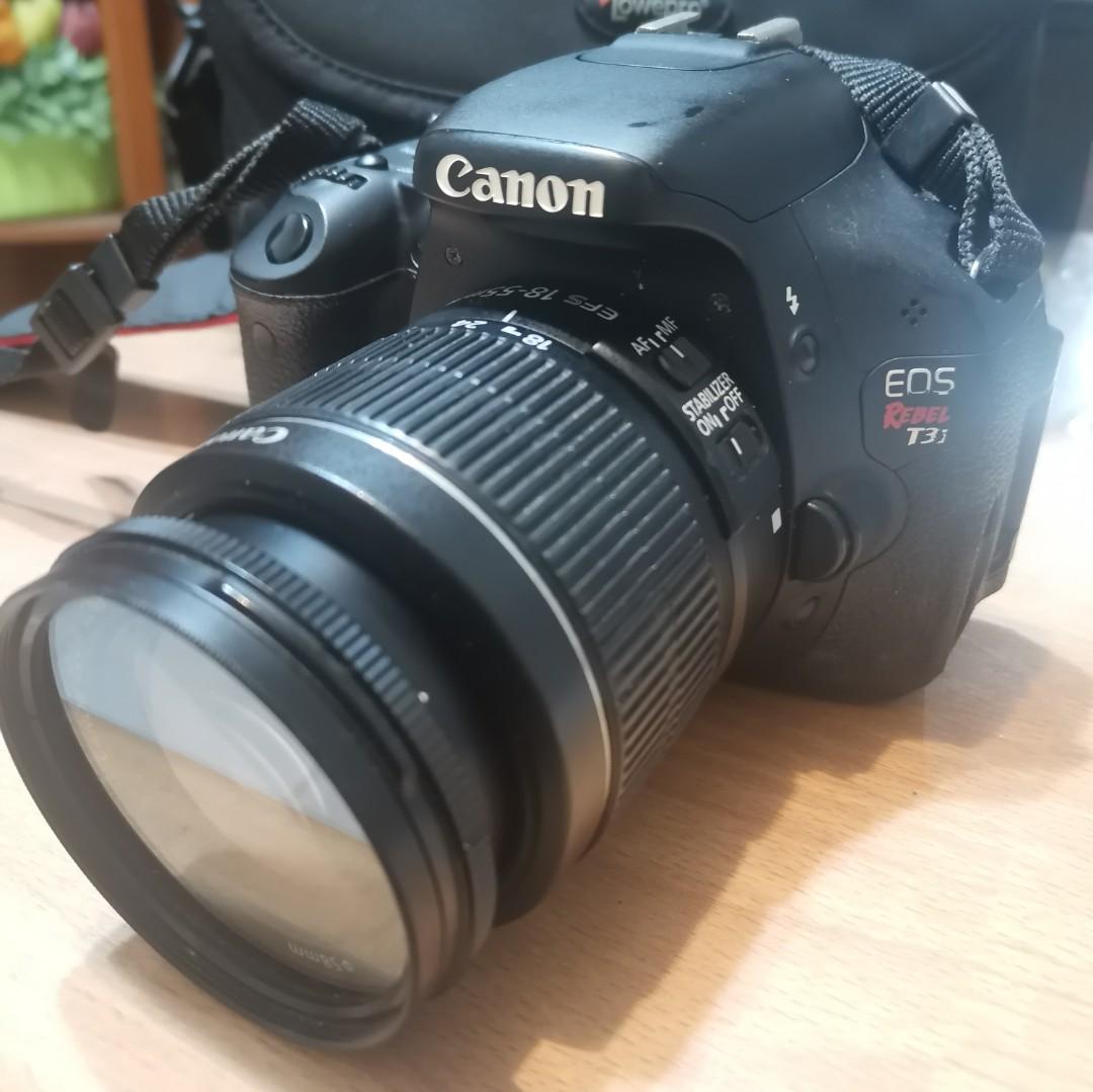 Canon EOS Rebel T3i (Category: Cameras) located in Naga. Submitted by corinnegail (Listing ID 1119765886, Image 1). Description: Battery and charger included Issues: No rubber cap Automatic focus not working Flash not working Loc: Cam Sur.