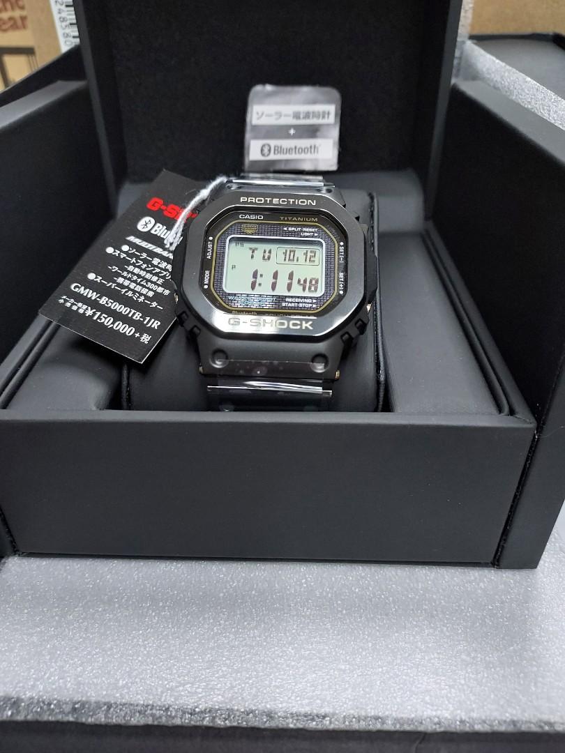 Casio G-Shock GMW-B5000 TB-1JR (日本版), 男裝, 手錶及配件, 手錶 