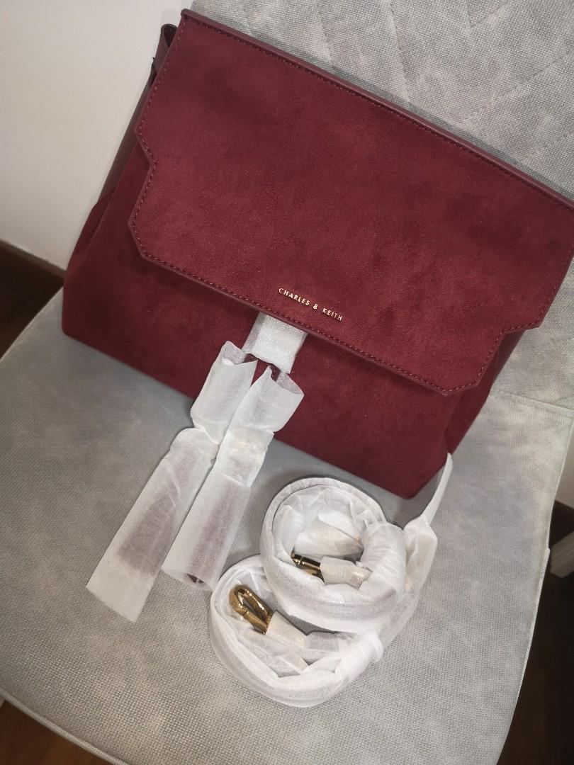 Tassel detail front deals flap backpack