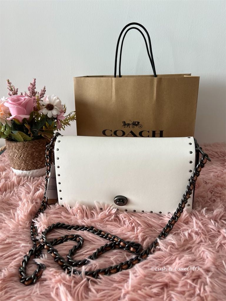 Coach Dinky with Rivets Crossbody Bag