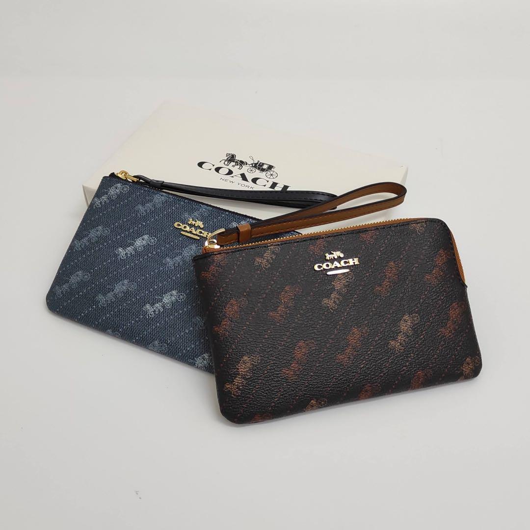 COACH original corner zip wristlet wallet pouch purse fits iphone 13 pro,  Women's Fashion, Bags & Wallets, Purses & Pouches on Carousell