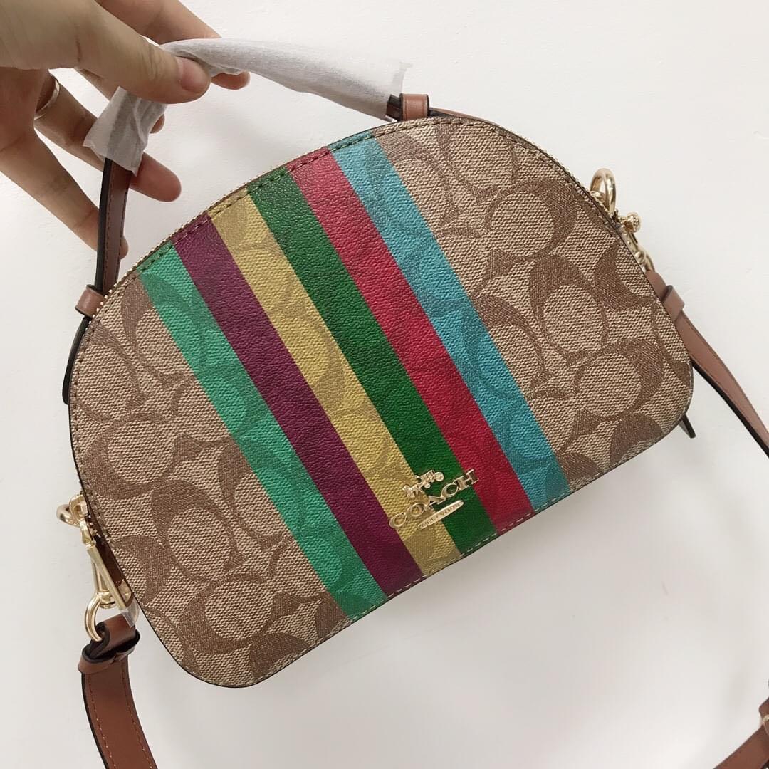 Serena satchel in signature canvas hotsell