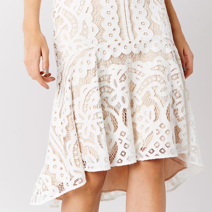 Coast dee dee lace top dress