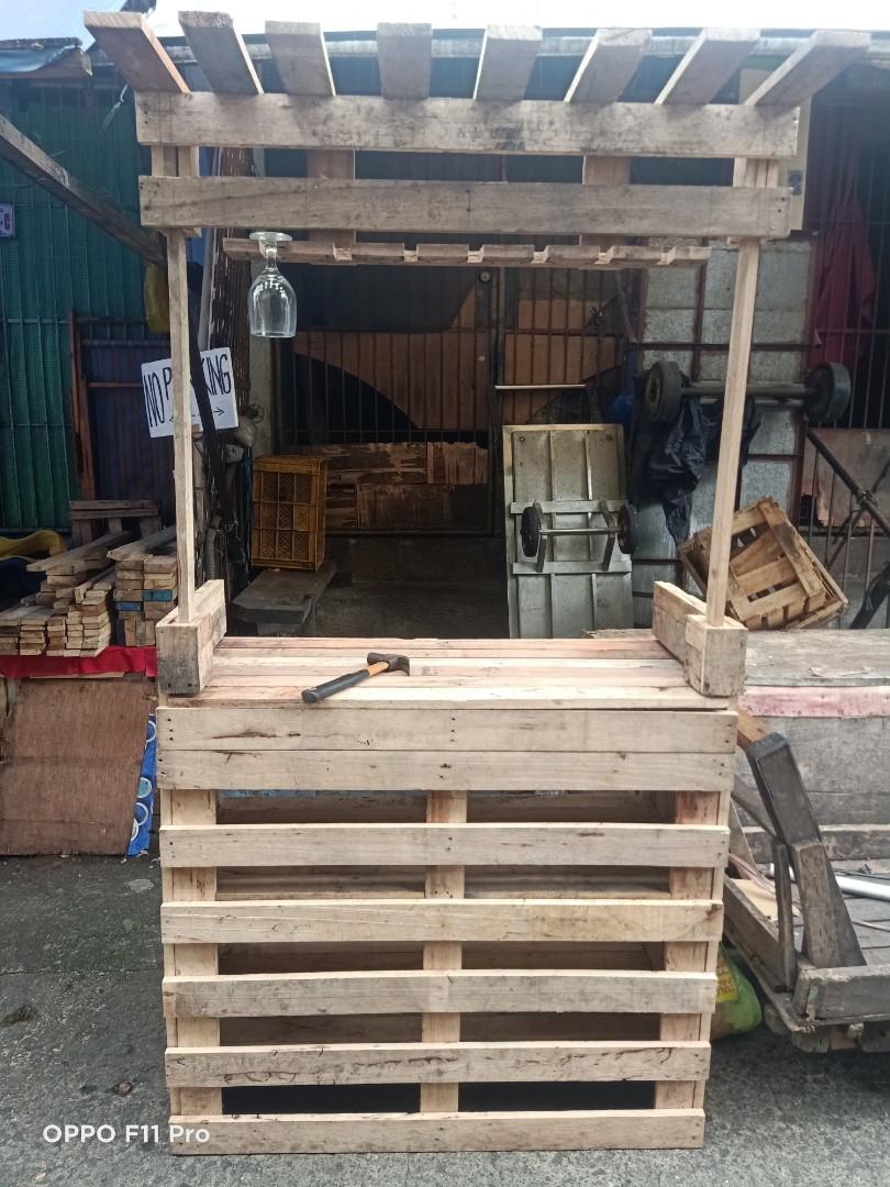 Collapsible food cart paleta food cart foldable, Furniture & Home