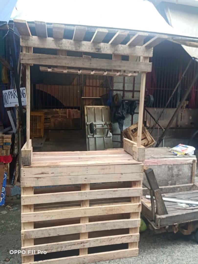 Collapsible food cart paleta food cart foldable, Furniture & Home