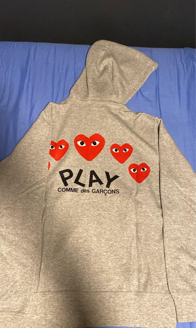 Cdg play zip up new arrivals