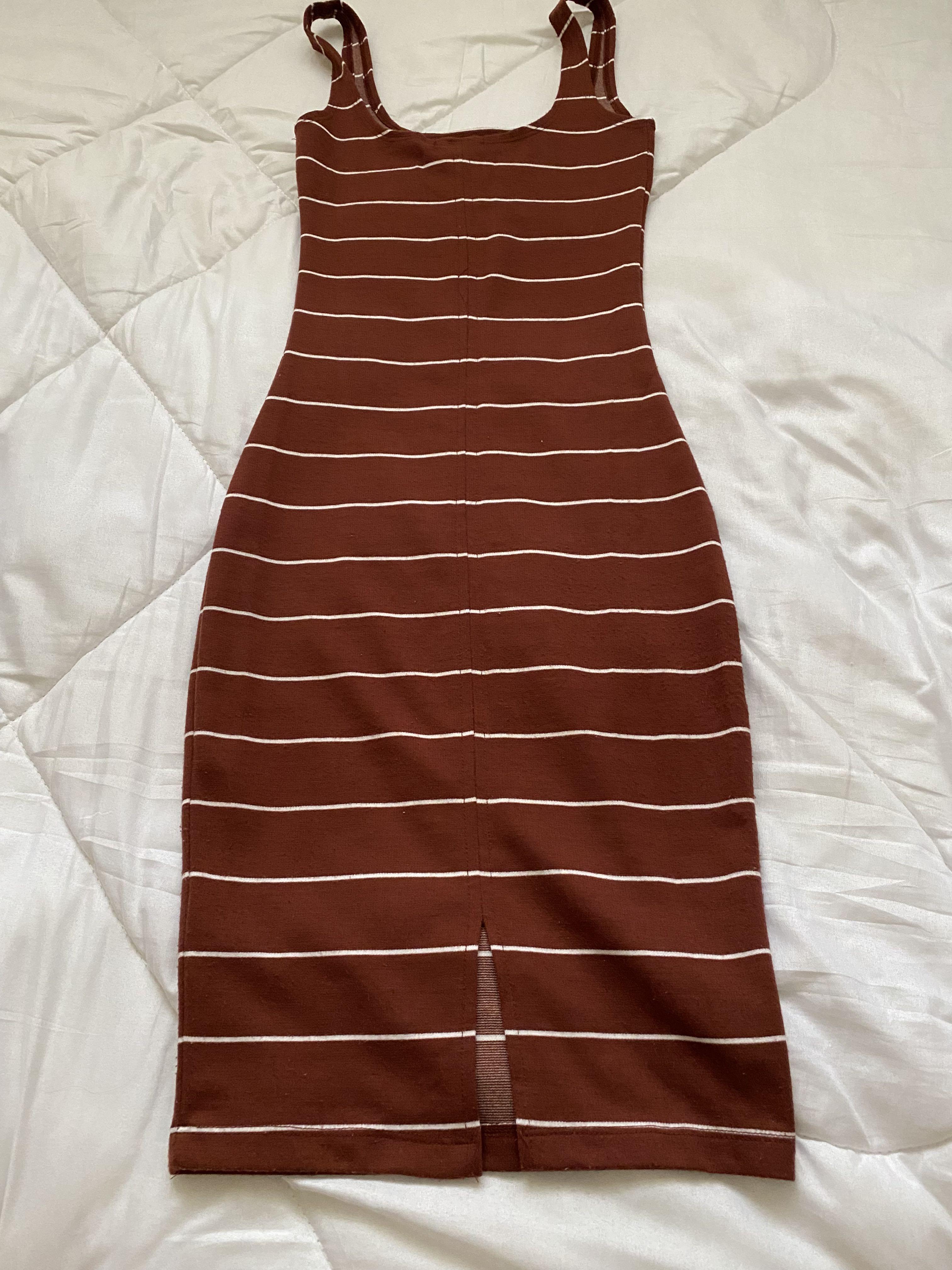 Cotton on maroon stripe dress (Category: Dresses) located in Pasig City. Submitted by _matchabby (Listing ID 1119675103, Image 2). Description: .