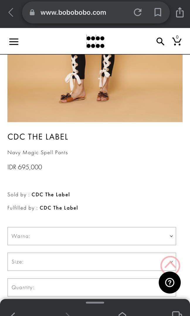 CDC THE LABEL Crème de la Crème Navy Magic Spell Top & Pants 2 piece