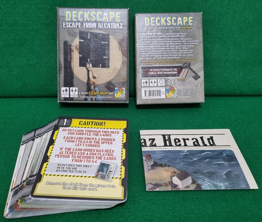 Deckscape Escape From Alcatraz Hobbies And Toys Toys And Games On Carousell 8159