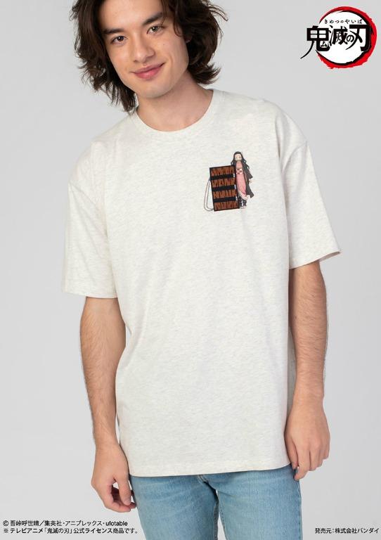 Design Tshirts Store graniph x 鬼滅の刃 禰豆子 Tee, 男裝, 上身及套裝, Tshirt、恤衫、有領衫 Carousell