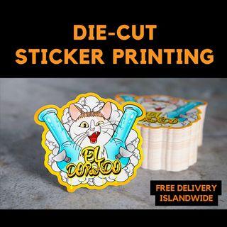 Die Cut Sticker Printing | Print DieCut Stickers | Diecut Sticker Printing | Die-cut Sticker Printing Service | Print Die-Cut Logo Labels 