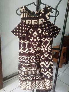 Dress Batik Off Shoulder