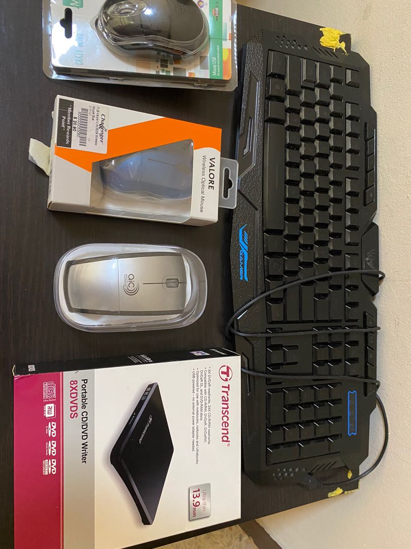 DVD writer + 3 Mouse and Gaming Keyboard, Computers & Tech, Parts ...