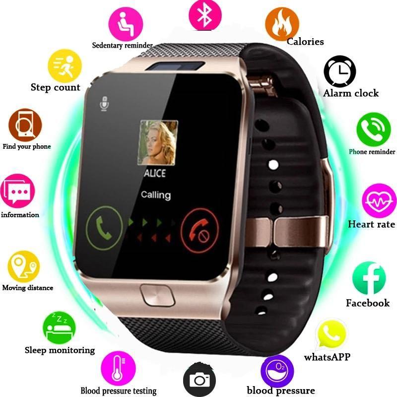 DZ09 Smart Watch Phone GSM NFC Camera Wrist Watch SIM Card Smartwatch for Samsung Android Phone