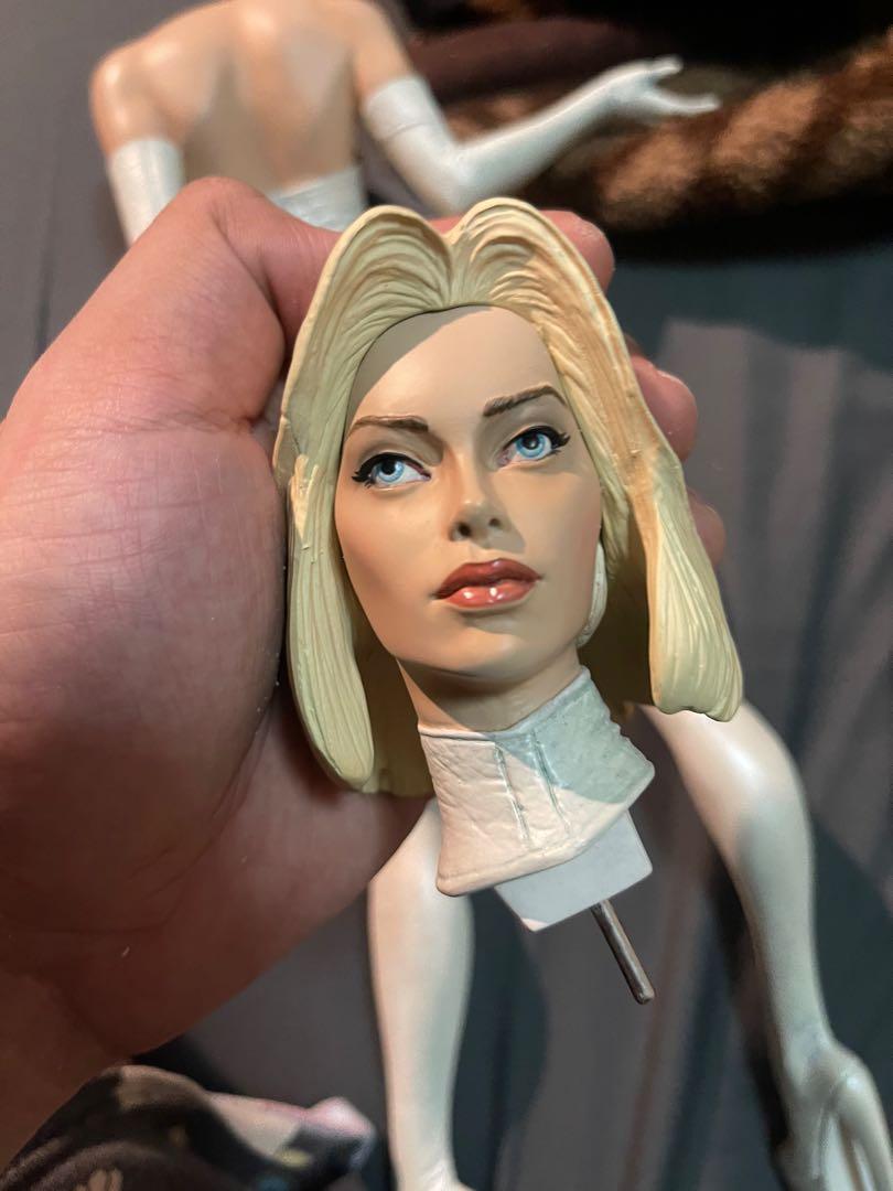 Emma Frost Hellfire Club Sideshow Exclusive Statue, Hobbies & Toys, Toys &  Games on Carousell