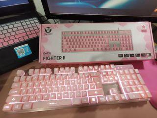 Fantech Fighter K613L Gaming Keyboard - Sakura Edition