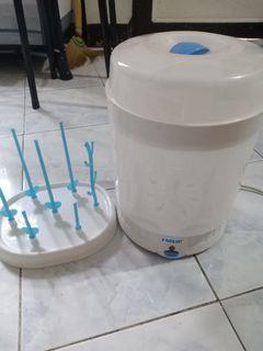 Farlin bottle sterilizer for sale with free bottle dryer