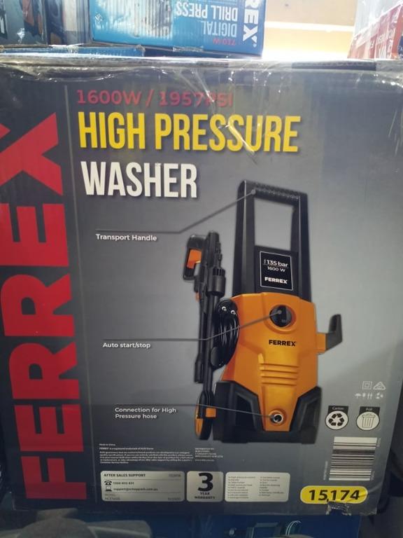 Ferrex high pressure washer 1600w deals