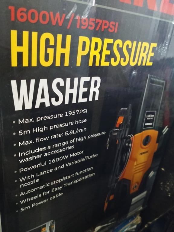 Ferrex 1600w Pressure Washer Commercial Industrial