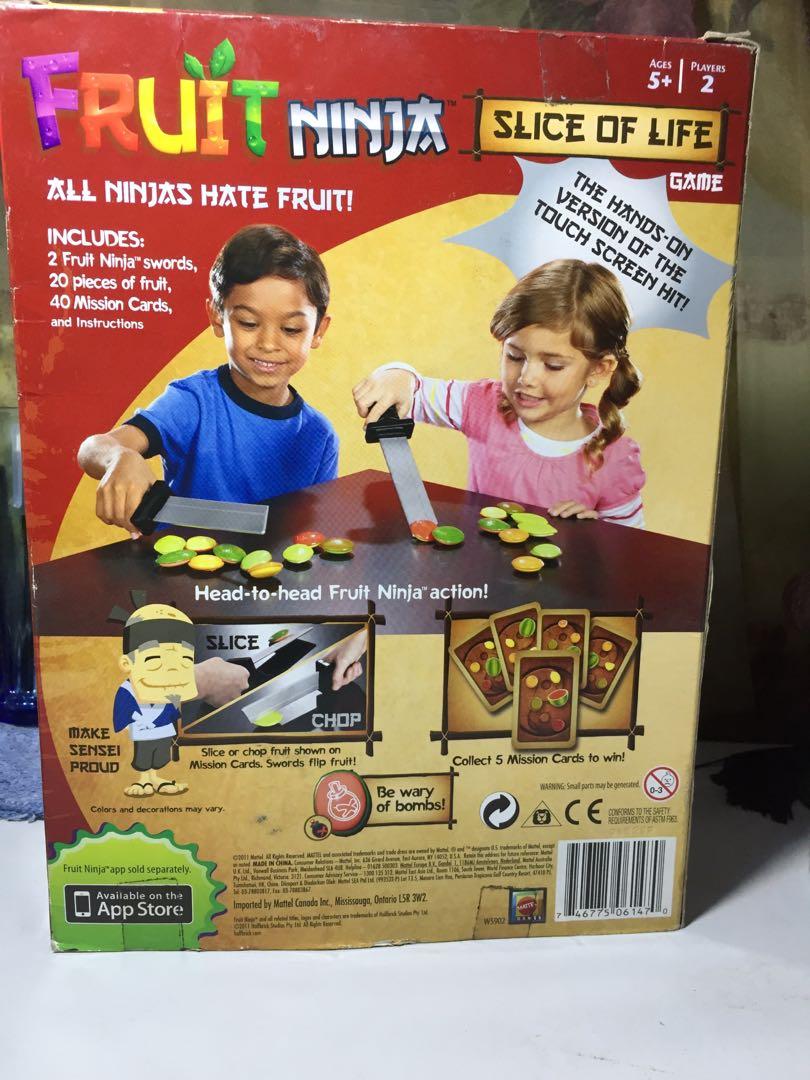 Mattel Fruit Ninja Slice Of Life Game