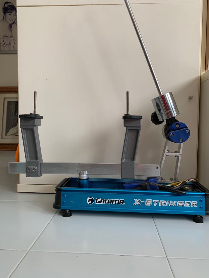 Gamma XStringer tennis badminton squash stringing machine drop weight