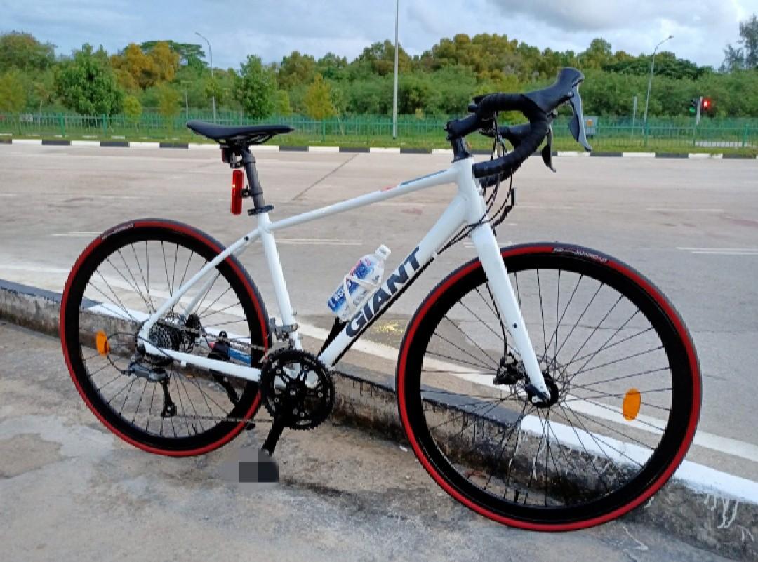 Giant Rays Road Bike 2x8 Speed Alloy frame size S