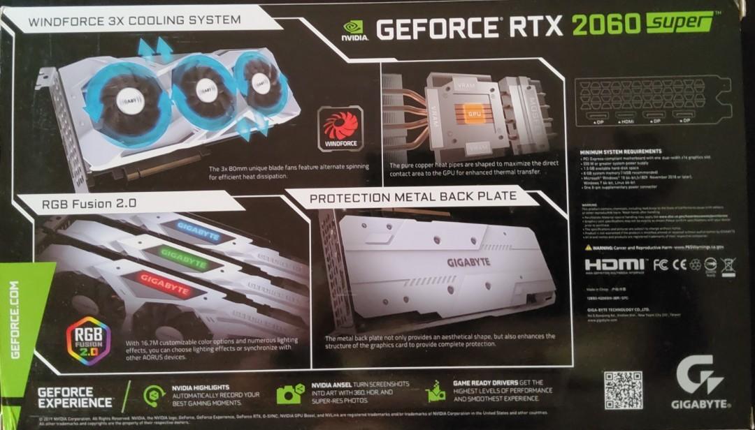 Gigabyte rtx discount 2060 super white