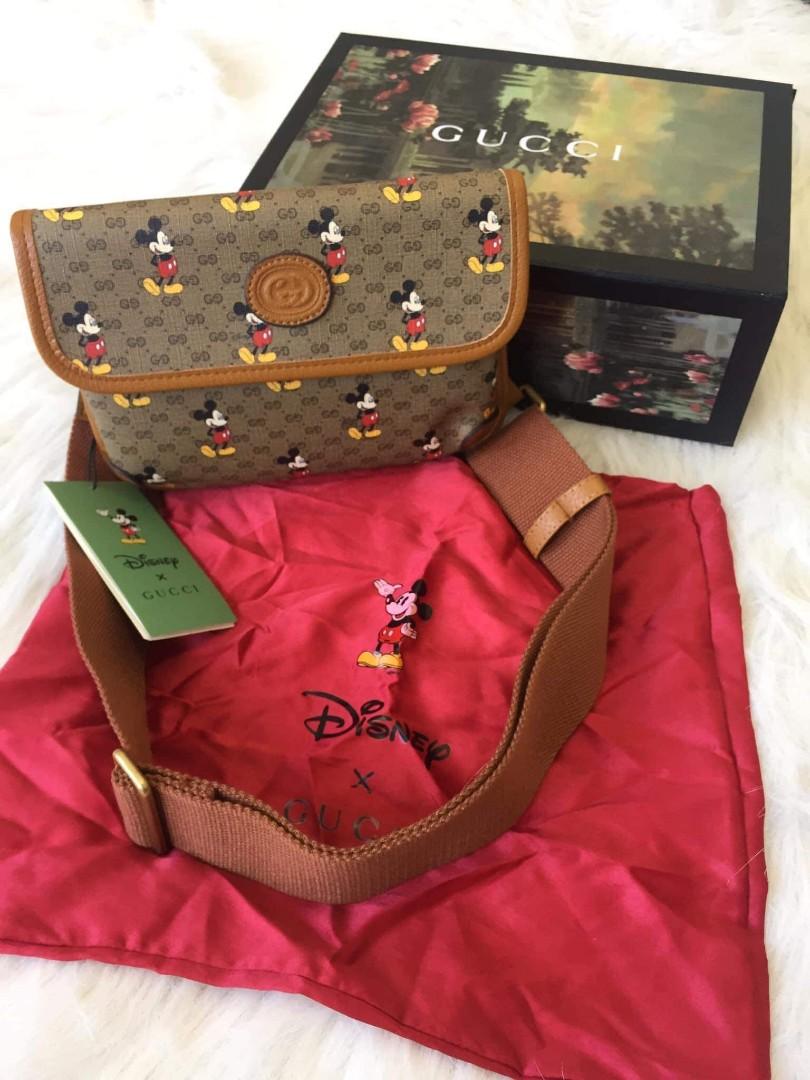 gucci mickey mouse sling bag