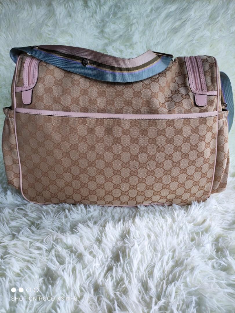 Blue gucci deals baby bag