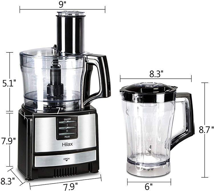 Hilax Food Processor Blender, TV & Home Appliances, Kitchen Appliances