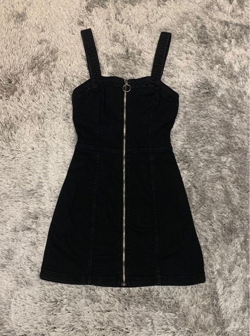 H&m denim sales zip dress