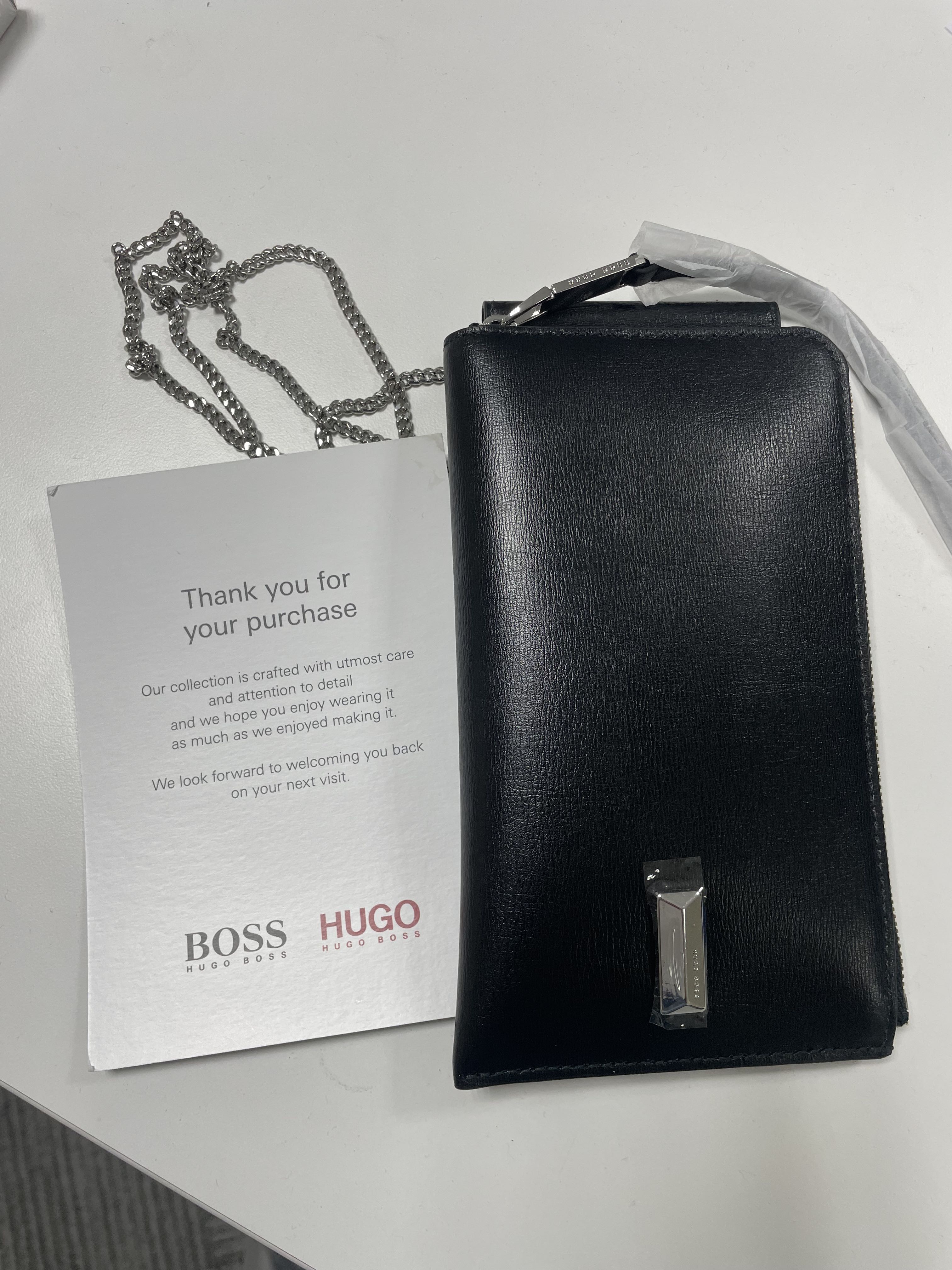 Hugo Boss Sling Phone Pouch, Women's Fashion, Bags & Wallets, Purses