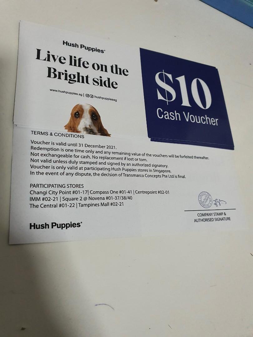 Hush puppies voucher Clearance