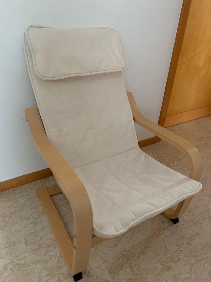 IKEA POANG children/ kids arm chair, Furniture & Home Living, Furniture