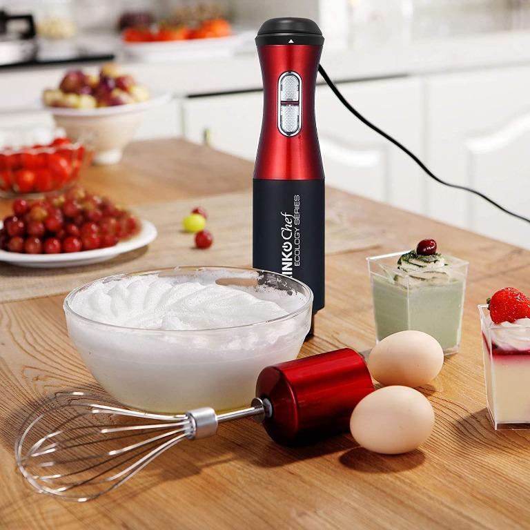 Immersion blender LINKChef 4-in-1 Hand Blender Stick Powerful Low