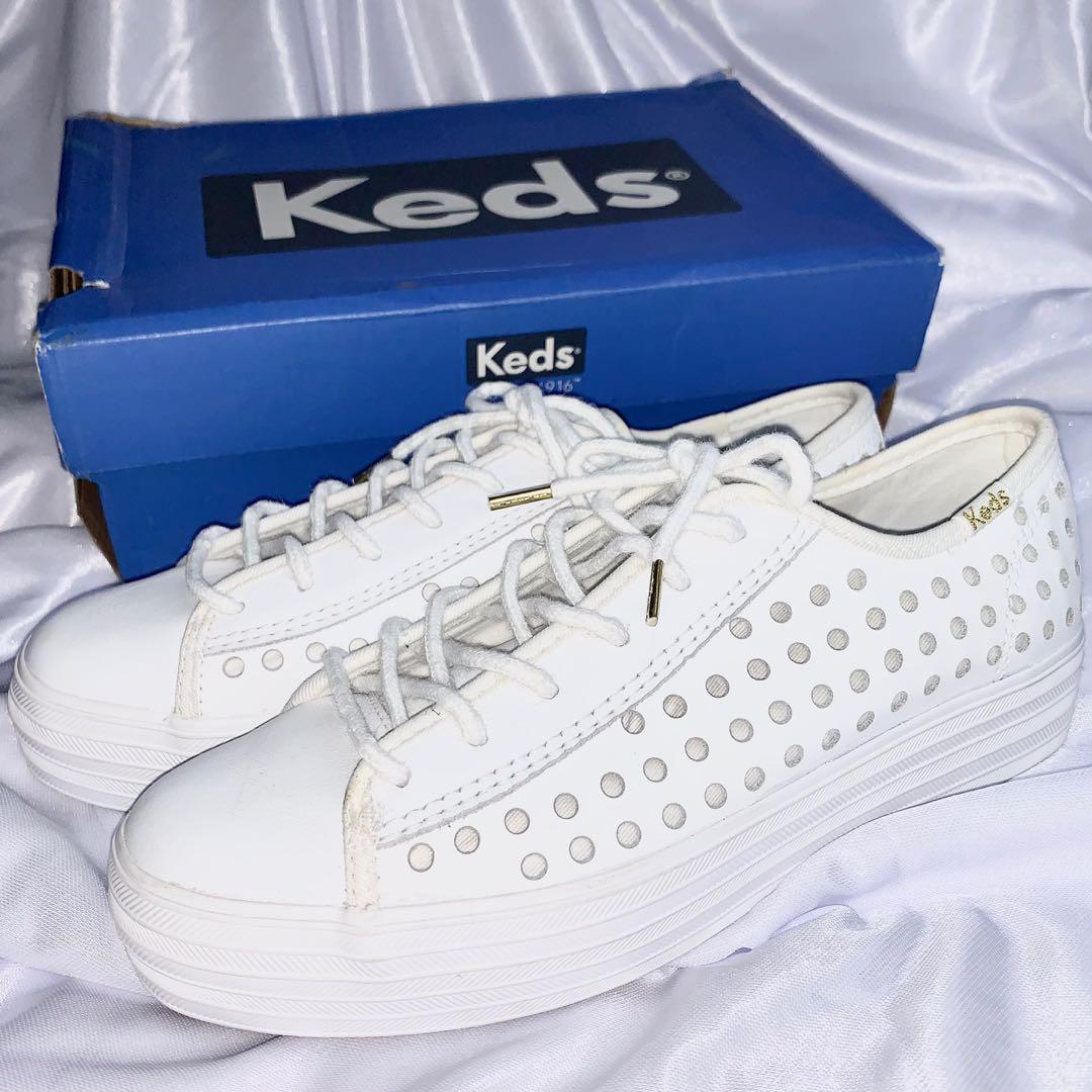 Keds triple kick perf leather discount