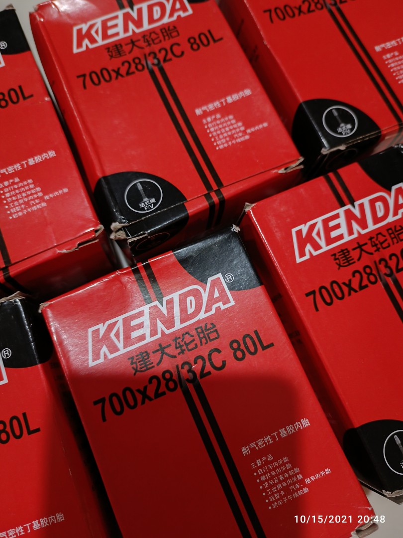 Kenda New Inner Tube 700 x 28 /32c 80mm (New shipment 20 May 2023