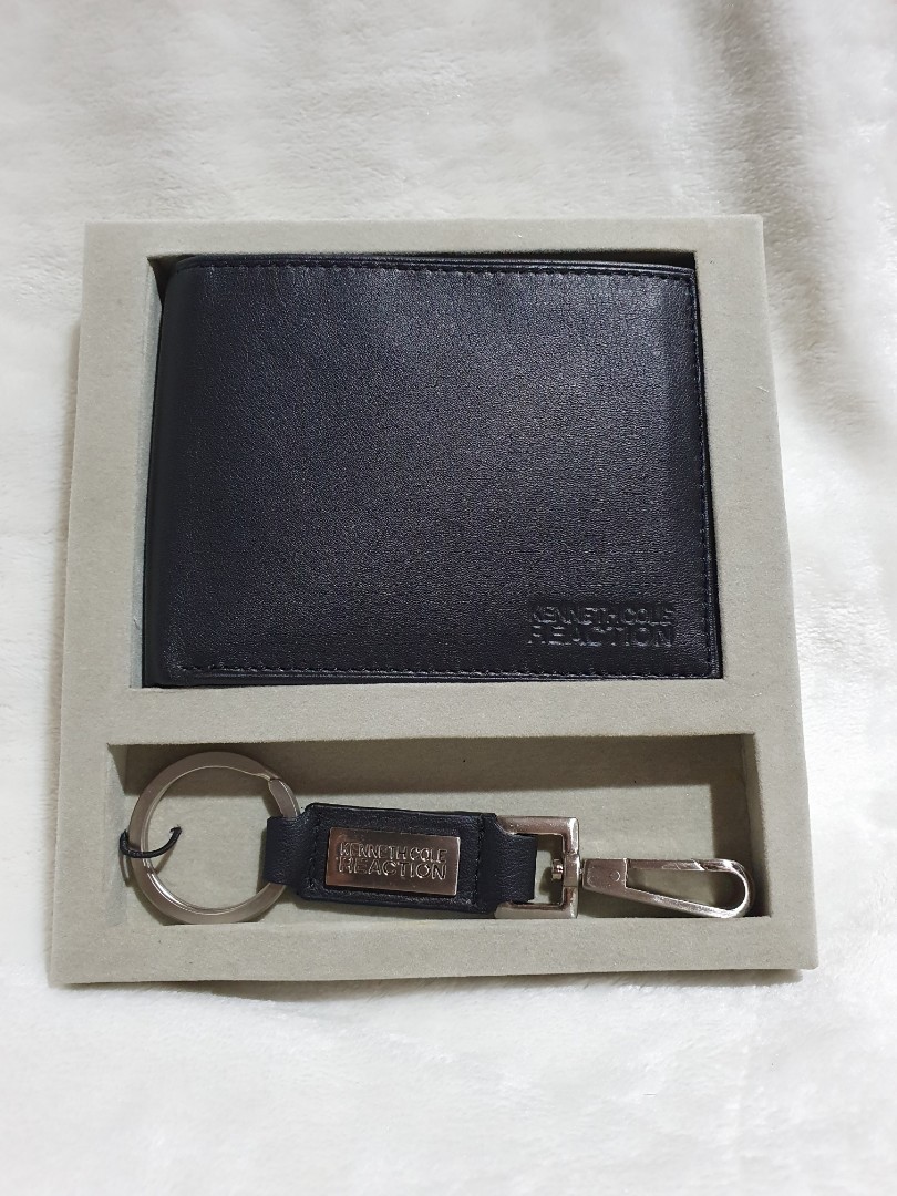 Cole Reaction Bifold Wallet with Key Fob, Men's Fashion