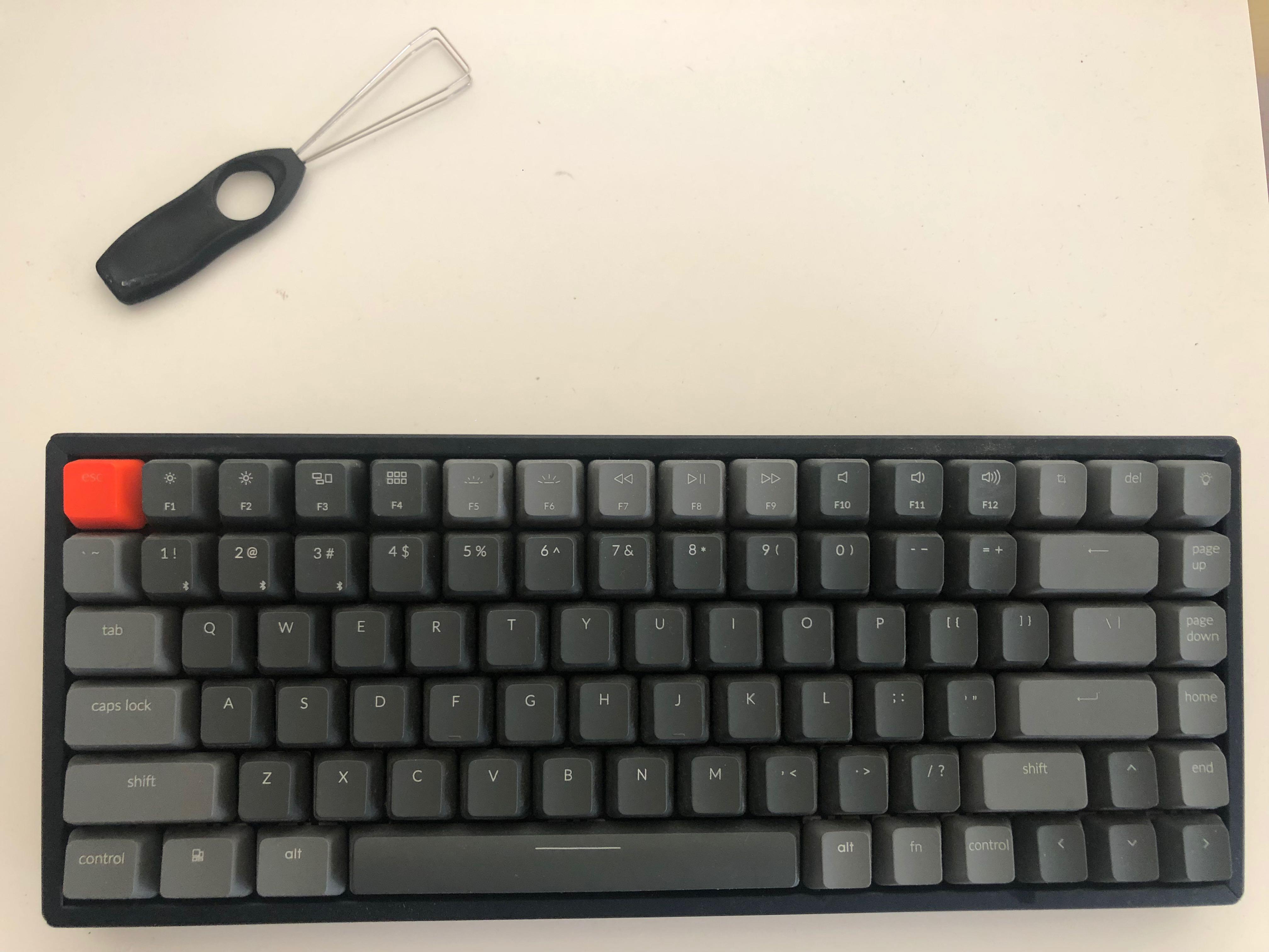 Keychron k2 keyboard 茶軸, 電腦＆科技, 電腦周邊及配件, 電腦鍵盤及